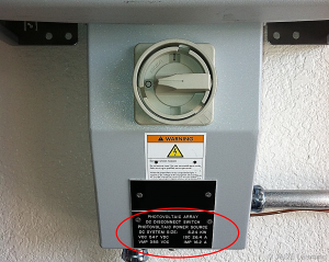 Figure 5. PV Disconnect