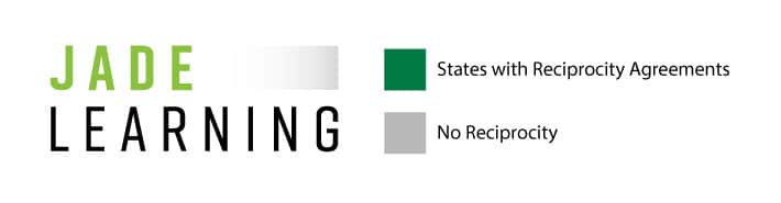 JADE Reciprocity map key