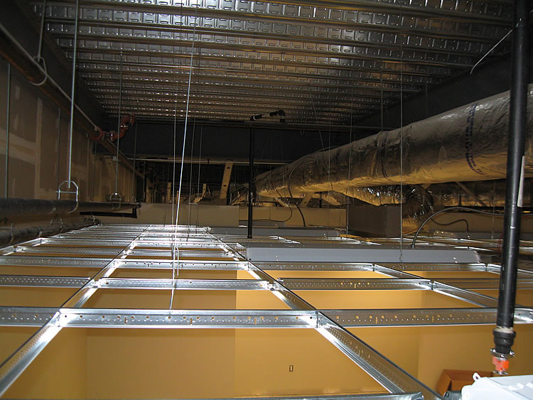 Above Grid Ceiling Inspection, What Is The Minimum Drop For A Suspended Ceiling